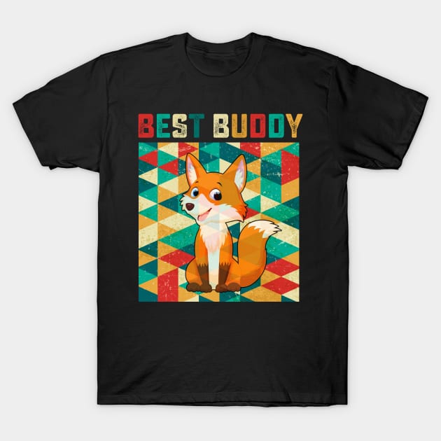 Best Buddy Fox T-Shirt by danieldamssm